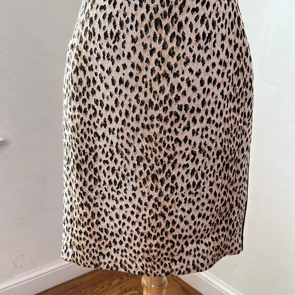Diane von Furstenberg Leopard Print Arianna Dress Chic Modern Office Look NWT - Picture 4 of 15